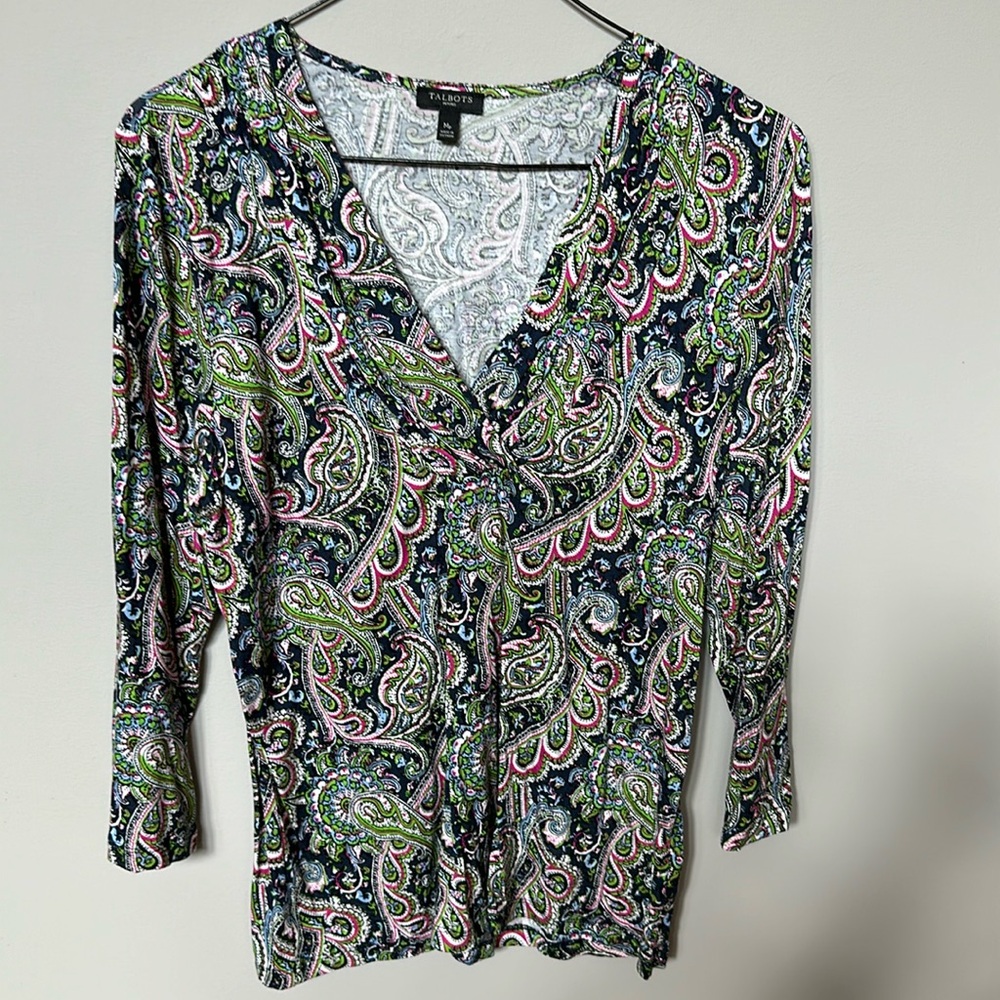 Talbots petites crossover top